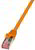 LogiLink CAT6A S/FTP Patch Cable PrimeLine AWG26 PIMF LSZH orange 1,50m