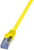 LogiLink CAT6A S/FTP Patch Cable PrimeLine AWG26 PIMF LSZH yellow 5,00m