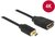 Delock 65687 microHDMI - HDMI Adapter Fekete