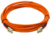 Startech 50FIBLCLC5 optikai patch kábel LC Duplex MM 5m - Narancssárga