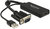 Delock 62668 VGA-HDMI adapter audió funkcióval - Fekete
