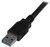 Startech USB3SAA3MBK USB 3.0 A - A adatkábel 3m - Fekete