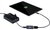 Startech USBAUBSCHM USB töltöttségmérővel töltökábel 0.1m - Fekete