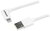 Startech USBLT1MWR Lightning - USB A "L" töltőkábel 1m - Fehér