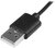 Startech USBAUBL1M Micro USB Led töltöttségmérővel töltőkábel 1m - Fekete