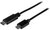Startech USB2CUB1M USB 2.0 C - Micro-USB adat/töltőkábel 1m - Fekete