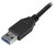 Startech USB31AC1M USB 3.1 USB C - 3.1 USB A adatkábel 1m - Fekete