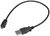 Startech UUSBHAUB1 USB A - Micro USB B adat/töltőkábel 0.3m - Fekete