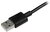 Startech LTUB1MBK Lightning/Micro - USB A adat/töltőkábel 1m - Fekete