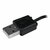 Startech USBRETAUBMB Mini/Micro USB - USB 2.0 Visszahúzható adat/töltőkábel 0.8m - Fekete
