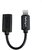Startech USBUBLTB Micro USB B - Apple Lightning adat/töltőkábel 0,1m - Fekete