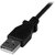 Startech USBAMB2MD Mini B - Mini USB "L" adatkábel 2m - Fekete