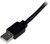 Startech USB2HAB65AC USB 2.0 A - B Aktív hosszabbító kábel 20m - Fekete