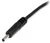 Startech USB2TYPEH USB - 3.4mm H Barrel Power töltőkábel 0.9m - Fekete