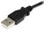 Startech USB2TYPEH USB - 3.4mm H Barrel Power töltőkábel 0.9m - Fekete