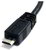Startech UUSBHAUB6IN Micro USB A - Micro USB B adat/töltőkábel 0.15m - Fekete