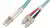 Digitus DK-2532-02/3 optikai patch kábel LC/SC Duplex MM 2m - Világoskék
