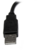 Startech USBEXTAA6IN USB 2.0 Apa - USB 2.0 anya kábel 15cm - Fekete