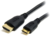 Startech HDACMM2M HDMI - mini HDMI (Apa-Apa) Adapterkábel 2m Fekete