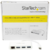 Startech HB30C3A1GEA USB C apa - 3x USB A + RJ45 anya adapter - Fehér
