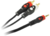 Libox LB0024 3.5mm Jack - 2x RCA (apa - apa) kábel 5m - Fekete