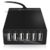 RaidSonic IcyBox IB-CH601 USB gyorstöltő adapter (6 port) - Fekete