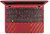Acer Aspire ES (ES1-132-C7ET) - 11.6" HD, Celeron N3350, 4GB, 500GB HDD, Elinux - Piros Mini Laptop