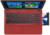 Asus VivoBook Max X541NA - 15.6" HD, Celeron N3350, 4GB, 128GB SSD, Linux - Piros Laptop