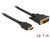 DELOCK kábel HDMI male to DVI 24+1 male kétirányú, 1m