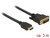 DELOCK kábel HDMI male to DVI 24+1 male kétirányú, 3m