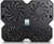 Deepcool Laptop hűtőpad MULTI CORE X6 - Maximum 17.3" Laptopokhoz - Fekete színben