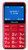 PANASONIC KX-TU150 Kártyafüggetlen Mobiltelefon időseknek - Piros