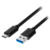 AKYGA kábel USB Összekötő TypeC 3.1, 0,5m, Male/Male