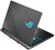 Asus ROG Strix SCAR III (G731) - 17.3" FullHD 120Hz, Core i7-9750H, 16GB, 512GB SSD, nVidia GeForce RTX 2070 8GB, DOS - Fekete Brutális Gamer Laptop