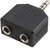 LogiLink Audio adapter, stereo 3,5mm apa - 2x stereo 3,5mm anya