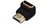 Assmann HDMI M (Hajlított) - HDMI F Adapter Fekete