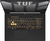 Asus TUF Gaming F17 (FX707ZM) - 17.3" FullHD IPS-Level 144Hz, Core i7-12700H, 16GB, 1TB SSD, nVidia GeForce RTX 3060 6GB, DOS - Mecha szürke Gamer Laptop 3 év garanciával