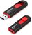 A-data 16GB C008 USB 2.0 pendrive - Fekete/piros