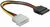 Delock Cable Power SATA HDD > 4pin male - straight
