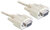 Delock Cable serial Null modem 9 pin female / female 3 m