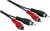 Hama 2,5M 2RCA Összekötőkábel Eco