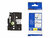 Brother Festékszalag TZEFX251 P-Touch, 24 mm fehér alapon fekete, flexibilis