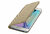 Samsung Galaxy S6 Edge Flip Wallet Fabric Tok Arany