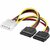 Power cable Molex/2xSATA 15cm