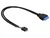 Delock 83095 USB 3.0 tűs header female > USB 2.0 tűs header male