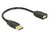 Delock Extension cable USB 2.0 A-A 15 cm male / female