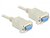 Delock soros null modem kábel, 9 pin anya / anya, 1,8 m