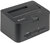 Sharkoon HDD Dokkoló - QuickPort Combo U3 (2,5"-3,5" SataHDD - IDE HDD; 5,25" IDE ODD; USB3.0 csat.; fekete)