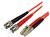 StarTech 50FIBLCST1 optikai patch kábel LC/ST Duplex 1m - Narancssárga