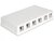 Delock 86227 Keystone falra szerelhető doboz - 6portos